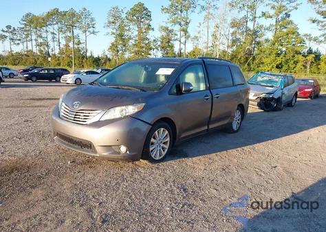 2014 Toyota Sienna Limited V6 7 Passenger из США, поврежденный, VIN 5TDYK3DC4ES428824